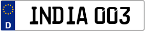 Truck License Plate